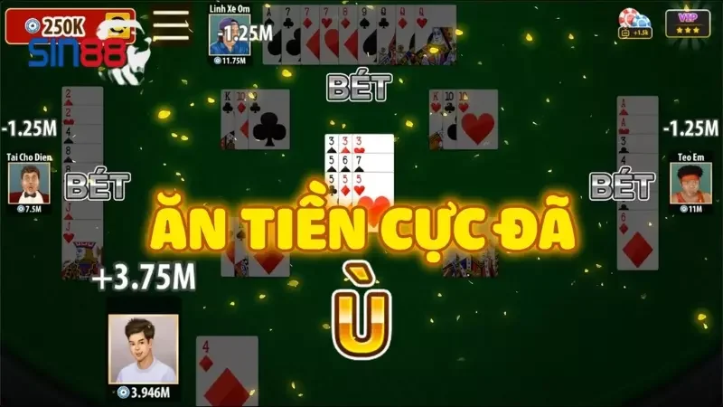 Tỷ lệ trả thường bài Phỏm Sin88